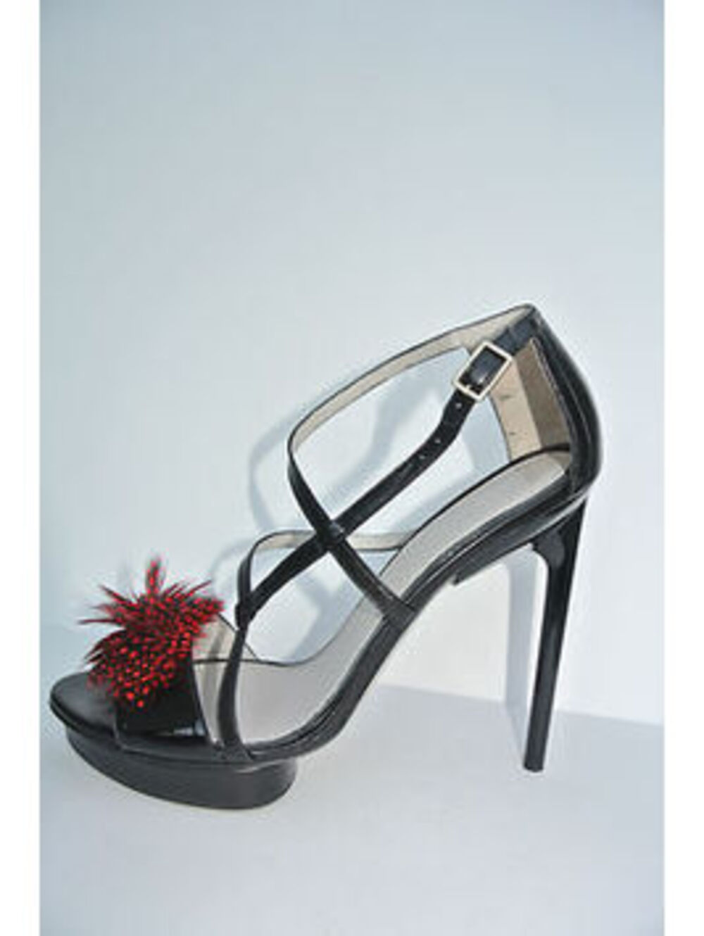 JASON WU Gold Esme Feather Sandal Sz:38 Retail $1,285 NEW